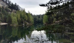 jeziorko w dawnej piaskowni